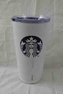 Starbucks 2017 White Logo Cup Tumbler Sealable Lid 20oz - Sold on eBay Oct, 22nd 2018 for $13.20