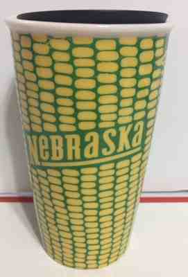 2017 Starbucks Nebraska State Ceramic Tumbler Corn Design 12 Ounces NWT - Sold on eBay Oct, 17th 2018 for $44.95