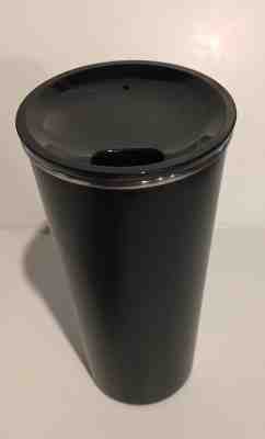 Starbucks Heritage Matte Black Stainless Tumbler Travel To Go Mug cup 16 oz 2017 - Sold on eBay Oct, 16th 2018 for $19.95