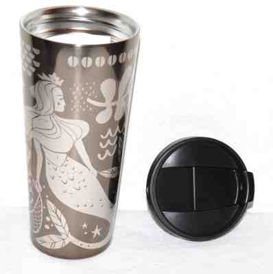 Starbucks Black Siren Double Wall Stainless Steel 2017 Tumbler Mug 16oz Mermaid - Sold on eBay Oct, 14th 2018 for $31.49