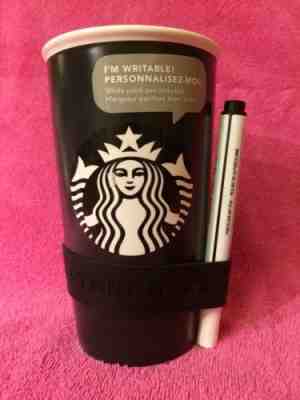 Starbucks I’m Writable Write On Tumbler 12oz. Brand New 2017/2018 - Sold on eBay Oct, 13th 2018 for $8.25