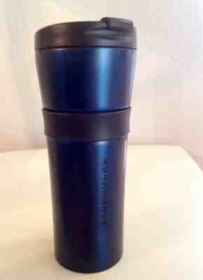 STARBUCKS 2017 Stainless Steel Double Wall Travel Mug Tumbler Blue 16 oz. NEW - Sold on eBay Oct, 12th 2018 for $28.00