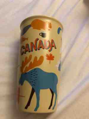 Starbucks 2017 Canada Double Wall Ceramic Travel Mug Tumbler 12 fl oz New - Sold on eBay Oct, 11th 2018 for $29.99