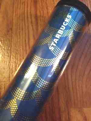 Starbucks Mermaid Siren Anniversary 2017 Tumbler 16 Oz Blue & Gold New  - Sold on eBay Oct, 9th 2018 for $21.99