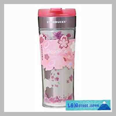 F/S New Starbucks JAPAN Plastic Tumbler SAKURA 2017 cherry blossom limited 16oz - Sold on eBay Oct, 9th 2018 for $40.00