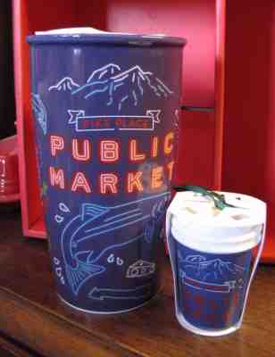 2017 Starbucks Pike Place Public Market Holiday Tumbler & Ornament New Tags - Sold on eBay Oct, 6th 2018 for $69.98