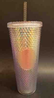 Starbucks 2018 Holiday - Rainbow Iridescent Glitter Tumbler Cold Cup 24 oz - Sold on eBay Nov, 18th 2018 for $29.00