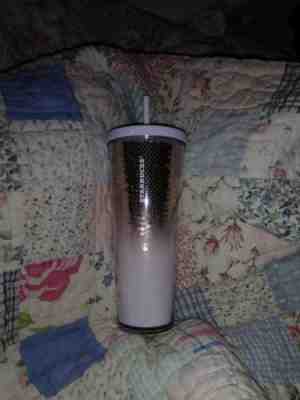 NEW Starbucks 2018  ombre Gold Holiday Sequin Glitter Tumbler Cup 24 OZ - Sold on eBay Nov, 13th 2018 for $19.99