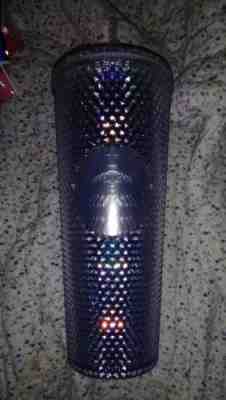 NEW Starbucks 2018 Holiday Rainbow Iridescent Glitter Tumbler Cold Cup 24 OZ - Sold on eBay Nov, 13th 2018 for $23.50