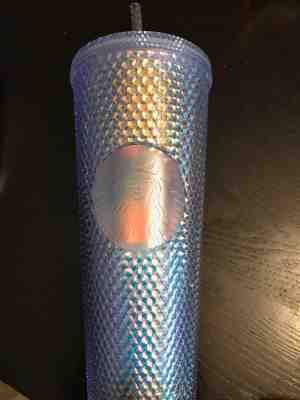 Starbucks 2018 Rainbow Iridescent Glitter Traveler Tumbler Holiday Cup 24 Oz NEW - Sold on eBay Nov, 13th 2018 for $36.99