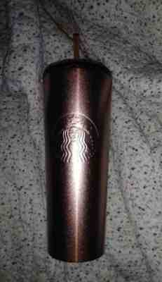 2018 Starbucks Rose Gold Pink Glitter Cold Cup Stainless  Holiday Tumbler!   - Sold on eBay Nov, 13th 2018 for $25.00