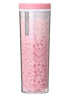  Limited Starbucks Japan 2018 Sakura Cherry Blossom Lace Tumbler 473ml 16oz New - Sold on eBay Nov, 13th 2018 for $55.00