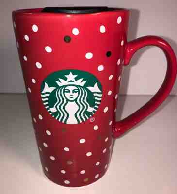 Starbucks Coffee 2018 Holiday Travel Tumbler (NEW) 14oz. "Wrapping Paper" w/ Lid - Sold on eBay Nov, 13th 2018 for $20.00