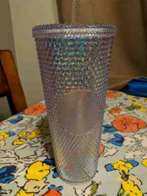 NEW Starbucks 2018 Holiday Rainbow Hologram Iridescent Traveler Tumbler Cold Cup - Sold on eBay Nov, 12th 2018 for $24.50