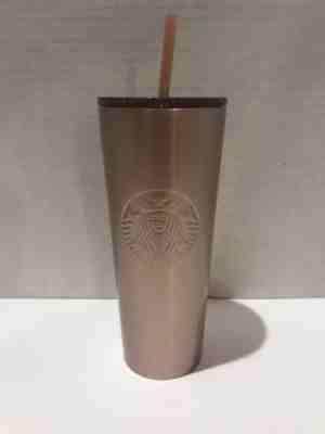 New Starbucks 2018 Holiday ROSE GOLD Travel Tumbler! Stainless Steel 24 ounces - Sold on eBay Nov, 12th 2018 for $34.95