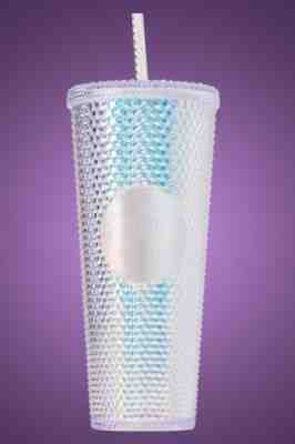 NEW Starbucks 2018 Holiday Rainbow Iridescent Glitter Traveler Tumbler Cup 24 OZ - Sold on eBay Nov, 12th 2018 for $30.00