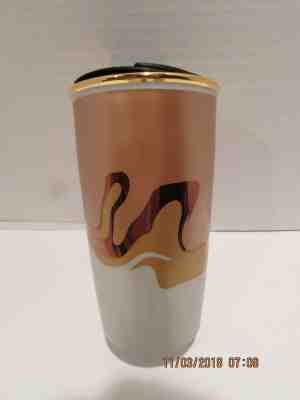 2018 STARBUCKS SHINY ROSE GOLD, SILVER, GOLD 12 FL OZ TUMBLER W/ LID.NEW - Sold on eBay Nov, 12th 2018 for $29.99