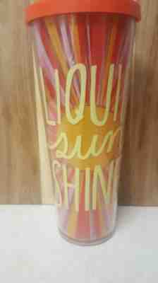 STARBUCKS Summer 2018 Cold Cup LIQUID SUN SHINE ORANGE YELLOW TUMBLER 24 fl oz - Sold on eBay Nov, 11th 2018 for $24.99