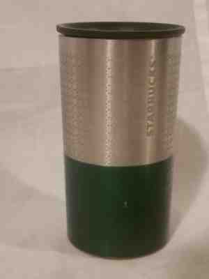 Starbucks Green And Silver Stainless Steel Tumbler 2012 8 Oz - Sold on eBay Sep, 17th 2018 for $14.99