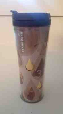 STARBUCKS  2012 INSULATED TRAVEL MUG TUMBLER  31 Days BROWN DROPS - Sold on eBay Sep, 10th 2018 for $7.99