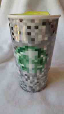 Starbucks Rodarte Ceramic Pixel Tumbler Travel Mug 12 oz Cup 2012 Limited Ed  - Sold on eBay Sep, 6th 2018 for $12.99