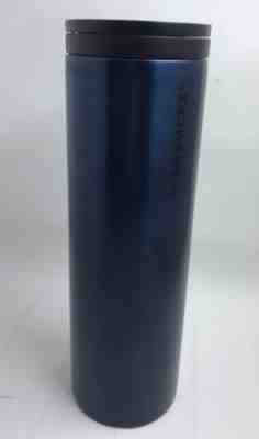 STARBUCKS Stainless Steel Tumbler Matte Navy Blue 16 oz from 2012 Good - Sold on eBay Sep, 2nd 2018 for $19.99