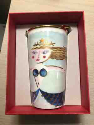 Starbucks Dot Collection 2014 Siren Mermaid Ceramic 12 Oz Tumbler NIB - Sold on eBay Sep, 12th 2018 for $41.00