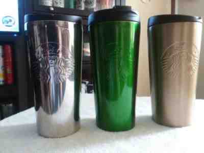 Starbucks 2014 metal tumbler set - Sold on eBay Sep, 12th 2018 for $32.50