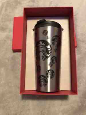 Starbucks Coffee Cup 2014 Siren Mermaid Stainless Steel To Go Tumbler DOT Coll. - Sold on eBay Sep, 7th 2018 for $30.00