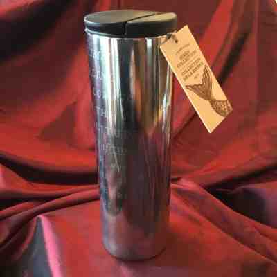 Starbucks Coffee Travel Tumbler - SIREN COLLECTION 2014 - Etched Poem - NEW - Sold on eBay Sep, 7th 2018 for $39.00