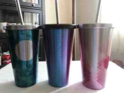 starbucks metal tumbler set 2014 - Sold on eBay Sep, 7th 2018 for $32.00