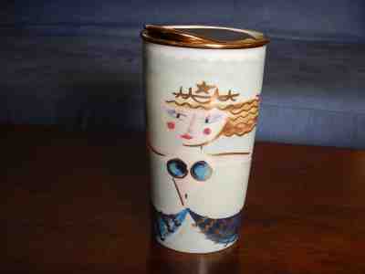 Starbucks 2014 Dot Collection Ceramic Mermaid Siren Tumbler/Mug Gold Top Unused - Sold on eBay Aug, 30th 2018 for $29.99