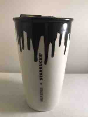 Starbucks Band Of Outsiders Espresso Drip Ceramic Tumbler Travel Mug 12 Oz 2014 - Sold on eBay Aug, 24th 2018 for $25.99