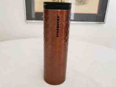 Starbucks 2015 Stainless Steel Copper Quilted Tumbler, 16 oz.  - Sold on eBay Sep, 8th 2018 for $18.99