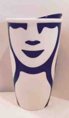 RARE Starbucks Siren Graphic Face 2015 Ceramic Collectors Tumbler Mug NEW - Sold on eBay Sep, 8th 2018 for $34.90