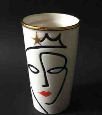Starbucks 2015 Anniversary Mermaid Siren Crown Ceramic Tumbler w/o lid - Sold on eBay Sep, 8th 2018 for $13.99