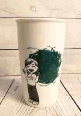 STARBUCKS 2015 Dot Collection Finger Paint Boy Travel Tumbler 12oz Mug-No Lid - Sold on eBay Sep, 3rd 2018 for $5.00
