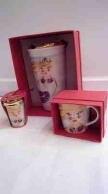 STARBUCKS SIREN MERMAID 2015 DOT COLLECTION MATCHING TUMBLER DEMI MUG & ORNAMENT - Sold on eBay Aug, 30th 2018 for $30.00