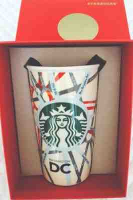STARBUCKS COLLECTIBLE 2015 WASHINGTON DC CERAMIC TUMBLER/MUG NIB - Sold on eBay Aug, 30th 2018 for $27.99