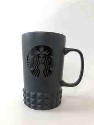Starbucks 2015 Studded Mermaid Tumbler Matte Black Ceramic Coffee Cup Mug 10 oz - Sold on eBay Aug, 20th 2018 for $14.50