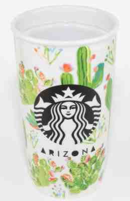 Starbucks 2016 Arizona Ceramic Double Wall Travel Tumbler 12 oz No Lid Cactus - Sold on eBay Sep, 27th 2018 for $40.00