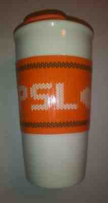 STARBUCKS Team PSL Pumpkin Spice Latte  Ceramic Travel Tumbler 10 oz NWOT 2016 - Sold on eBay Sep, 27th 2018 for $12.95
