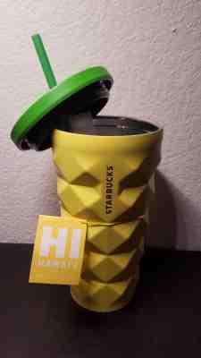 Starbucks Hawaii Collection 2016 16 oz. Pineapple Metal Tumbler - Sold on eBay Sep, 26th 2018 for $27.50