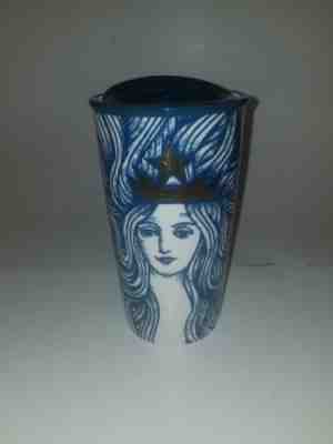 STARBUCKS 2016 Siren Mermaid Gold Crown Anniversary Tumbler Travel Coffee Mug - Sold on eBay Sep, 26th 2018 for $27.95