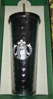 New in Gift box Starbucks 2016 MERMAID Black Studded Tumbler Cold Cup Travel Mug - Sold on eBay Sep, 24th 2018 for $50.00
