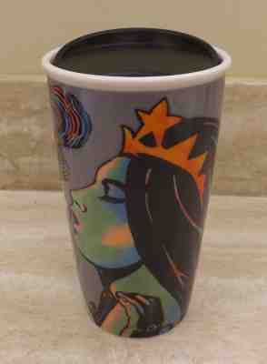 Starbucks Psychedelic Siren Mermaid Travel Tumbler Mug 25th Anniversary 2016 - Sold on eBay Sep, 18th 2018 for $24.50