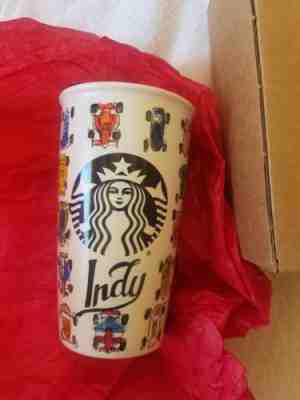 NEW STARBUCKS Indy Indiana 2016 Double Wall Travel Tumbler Cars - Sold on eBay Sep, 17th 2018 for $30.00
