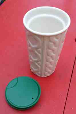 Starbucks 2016 Holiday Tumbler Mug Ceramic White Cable Knit Pre Owned - Sold on eBay Sep, 14th 2018 for $15.00