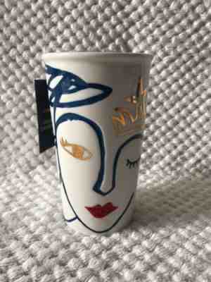 Starbucks 2016 Anniversary Tumbler Ceramic Red Crystal Lips NWT  - Sold on eBay Sep, 12th 2018 for $25.00