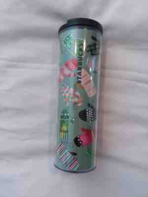 New Starbucks Holiday 2017 Travel Tumbler Tea/ Coffee string glove design - Sold on eBay Oct, 1st 2018 for $5.00